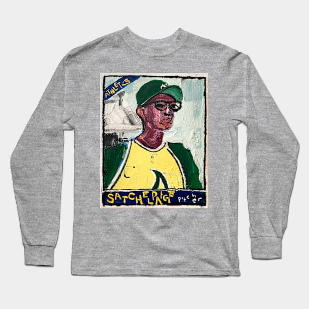 Satchel Paige Long Sleeve T-Shirt by ElSantosWorld